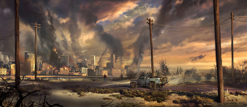 Illustration for article titled It's the End of the World as This Concept Art Knows it